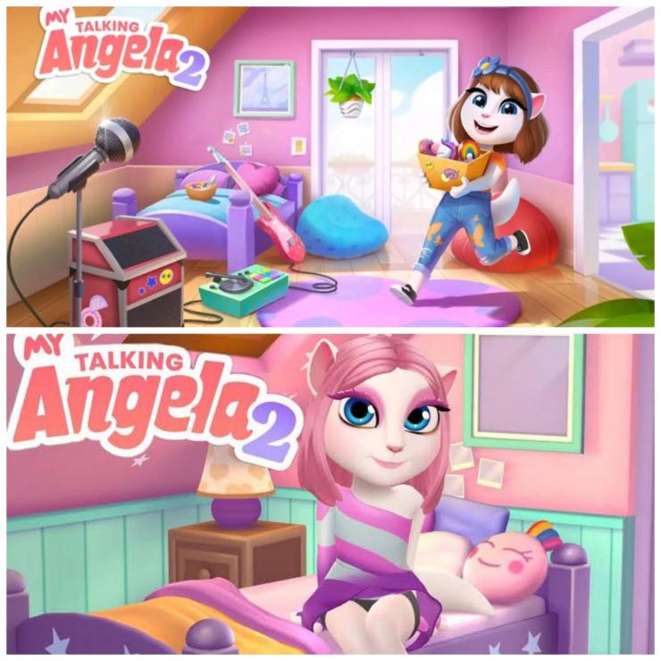 My Talking Angela 2 Mod  dan Versi Originalnya, Mana Lebih Unggul?